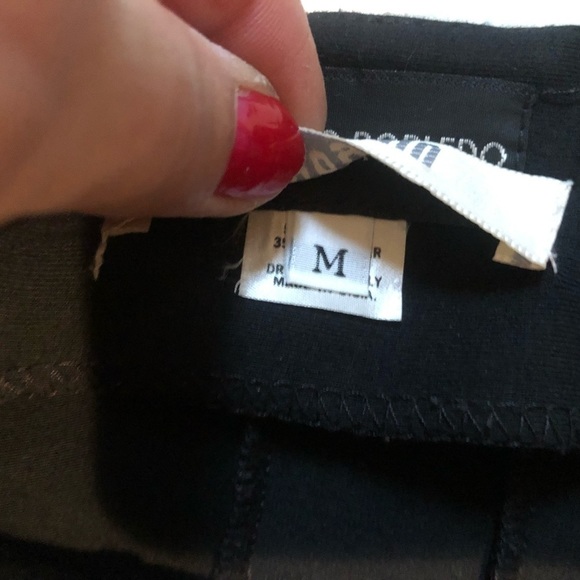 Roberto Robledo I.Maglin  size medium black Fitted & Flare stretch high rise - Picture 13 of 14